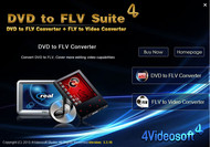 4Videosoft DVD to FLV Suite screenshot